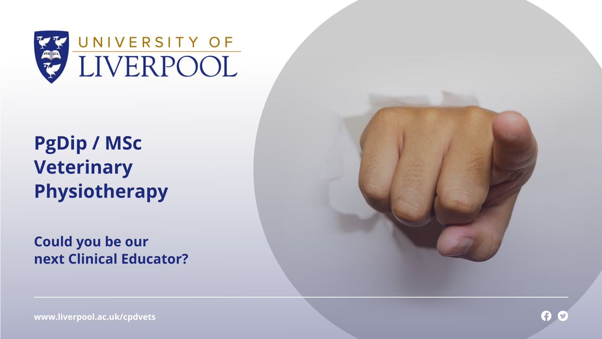 University of Liverpool Veterinary Physiotherapy tweet media