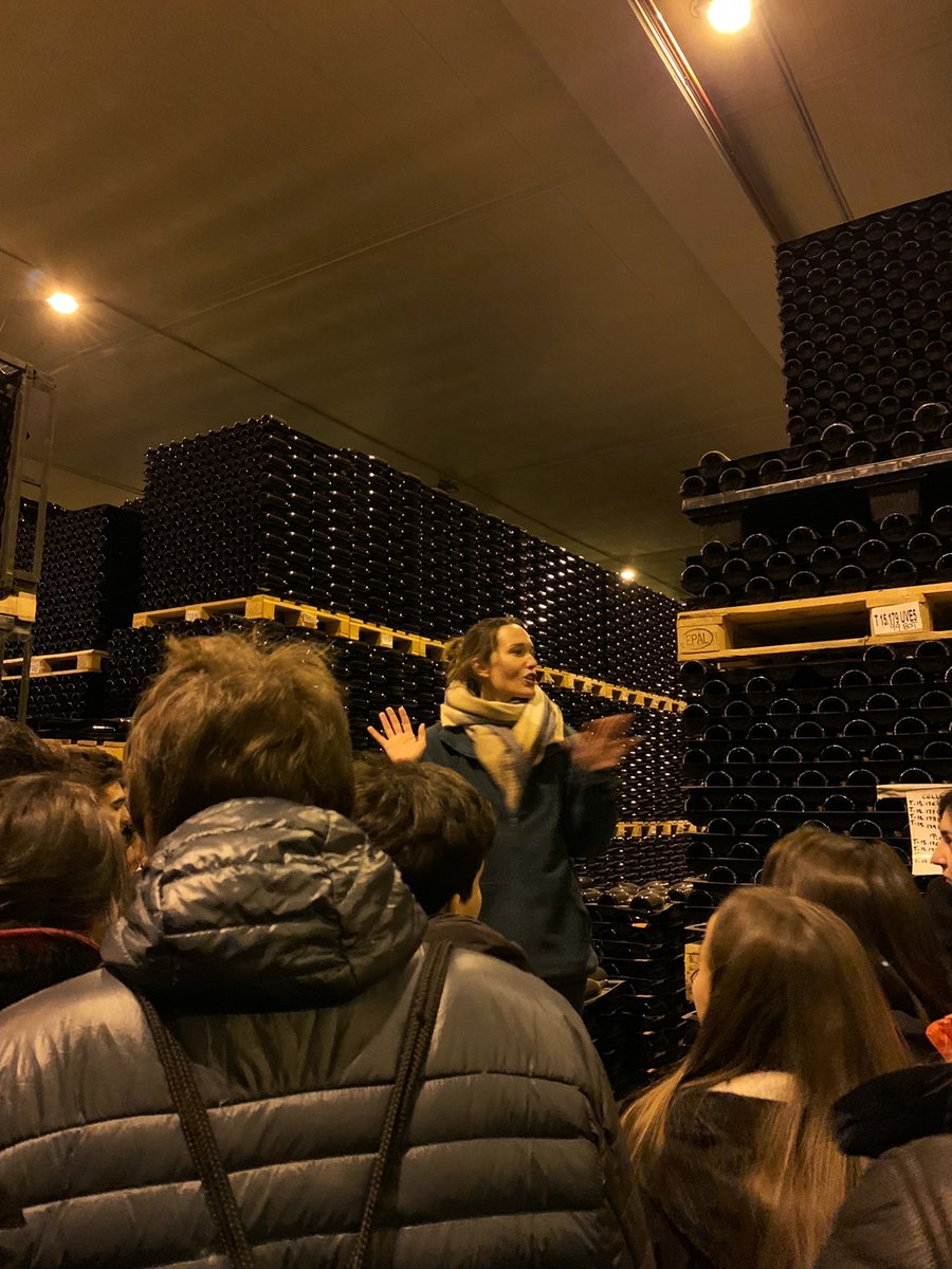 eamnupv's tweet photo. #ActivitatsETSEAMN
👉Els nostres 👨‍🎓👩‍🎓alumnes del grau de #Biotecnología i doble grau #AGRO+#BIO visitaren ahir la bodega @UveRequena per conèixer la planta i procès d´el·laboració del cava D.O, la #depuradora♻️ i fer una cata dels seus productes.
👏Moltes gràcies per l´acollida! https://t.co/uU57y2qW80