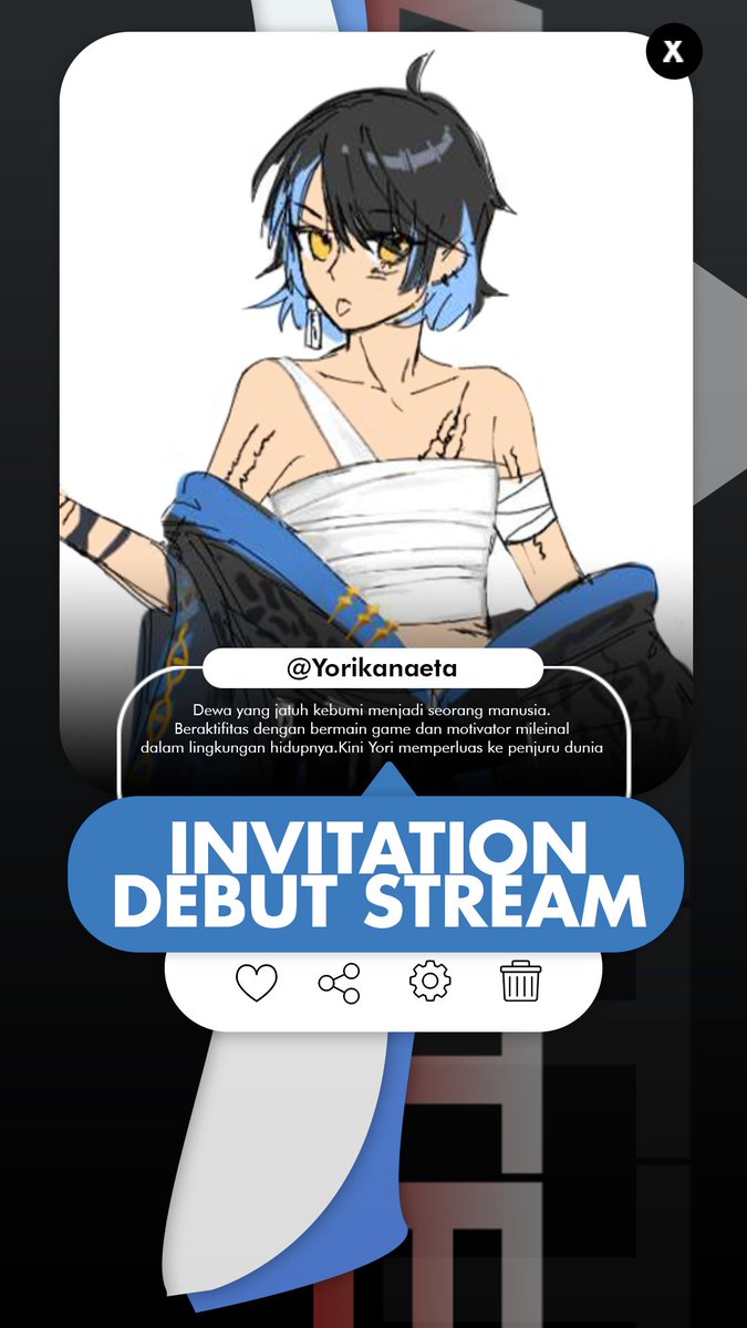 KyonnaVinivera's tweet photo. I was invited to @Yorikanae Debut Stream ٩ʕ◕౪◕ʔو
Kindly visit York's YT channel : https://t.co/T6QS9z7tCM…

🗓 : 15 March 2023
⏰ : 08.00 p.m (GMT+7) 

Smoga lancar debutnyaa (๑•ᴗ•๑)/

#DebutInvitation https://t.co/1NxZAFPfOm