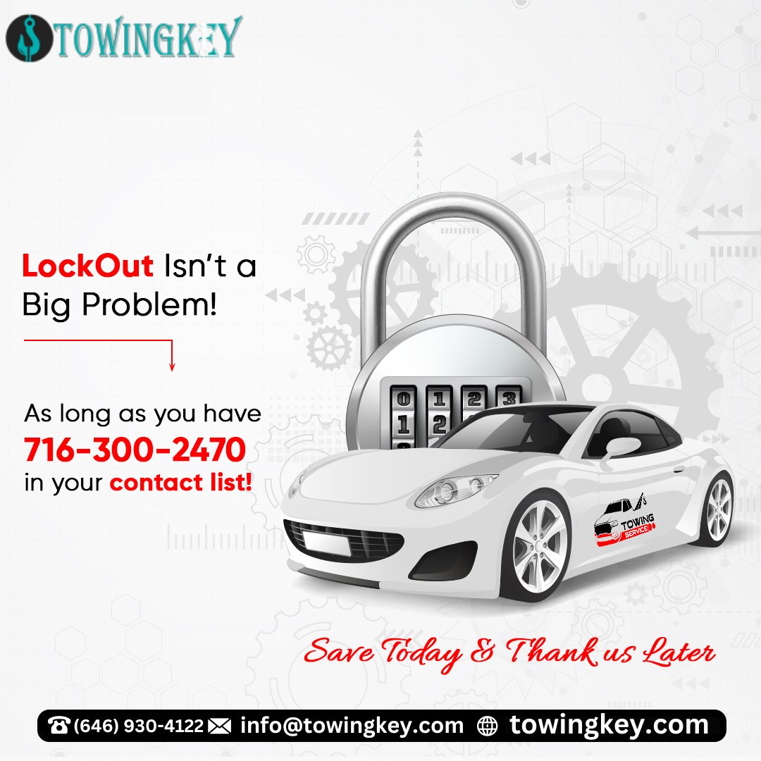 towing_key's tweet photo. You might get stressed and frustrated being locked out of your car in the middle of nowhere.
But if you reach out to Towing Key in time, you won’t be stuck for long.

☎ (646) 930-4122
📧 info@towingkey.com
🌐 https://t.co/5oAgTVF29B
.
.
#towingservice #towingservice https://t.co/qn5fmNiWB2