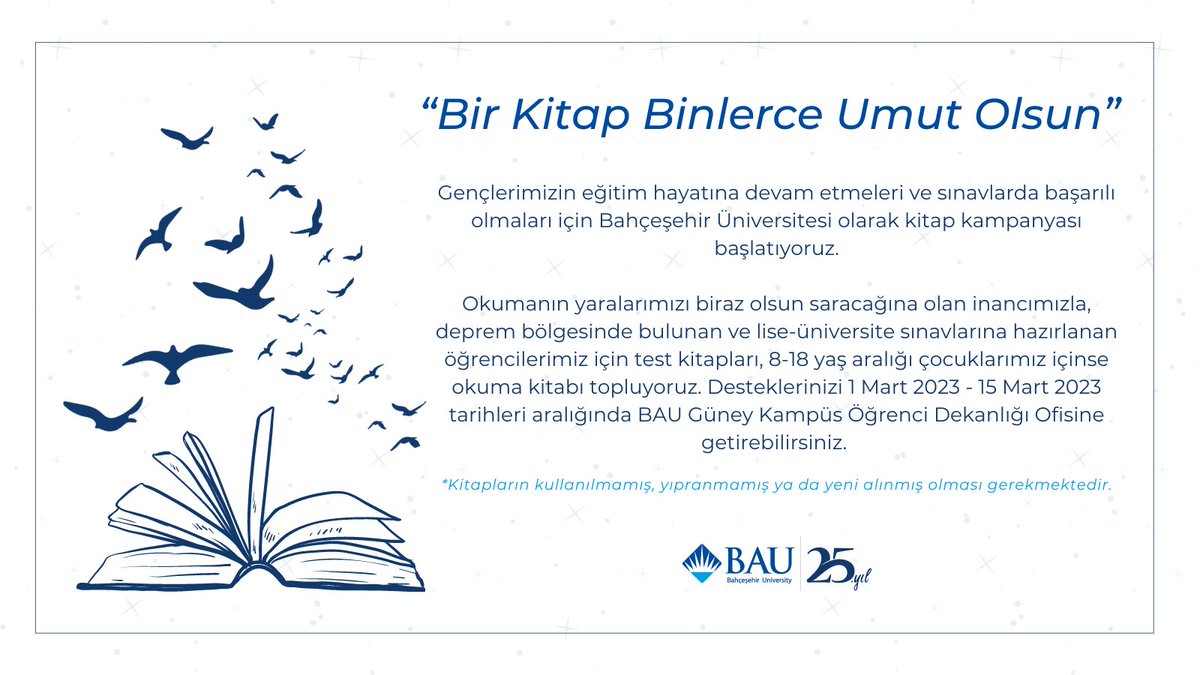 Bahçeşehir Uni (BAU) tweet media