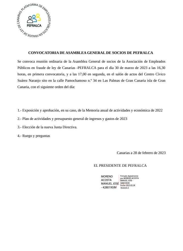 PEFRALCA's tweet photo. Pefralca Informa a todos los Trabajadores Temporales. https://t.co/669JZ9ejc1