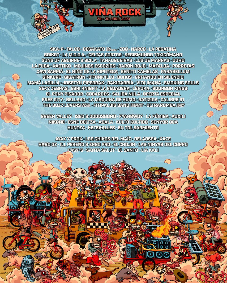 enterticket's tweet photo. 👉SORTEO 2 ABONOS PARA EL VIÑA ROCK FESTIVAL 2023👈

Sigue las instrucciones y disfruta de uno de los mejores festivales de la #rutafestivalera2023

1⃣: Síguenos @enterticket y @VinaRockOficial 
 
2⃣: Da RT a este post

Preparado para darlo todo en el #ViñaRock2023❓ https://t.co/g6LHnpNnAB