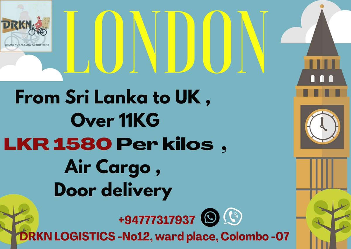 Best courier service 
#uk #england #aircargo #doordelivery #couriermode #drknlogistics #couriercompany #frieghtforwarding #srilanka