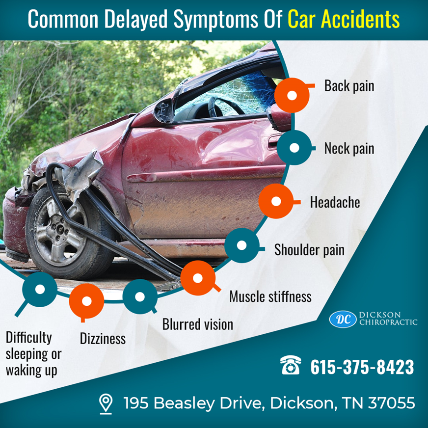 D_Chiropractic's tweet photo. Car accident injuries may not show immediately If you are in an accident, talk with your Dickson chiropractor for an evaluation. Catching a problem early allows for faster recovery.

#accident #caraccident #accidentinjury #fasterrecovery #chiropractic https://t.co/QSay7k5cSA