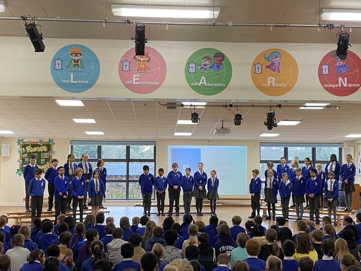saintjoeshh's tweet photo. St Xavier class assembly today impressed us all with their use of our learning value ‘Curiosity’ in all their lessons and their wonderful singing #learningvalues #curiosity https://t.co/HDw0kwdnlR