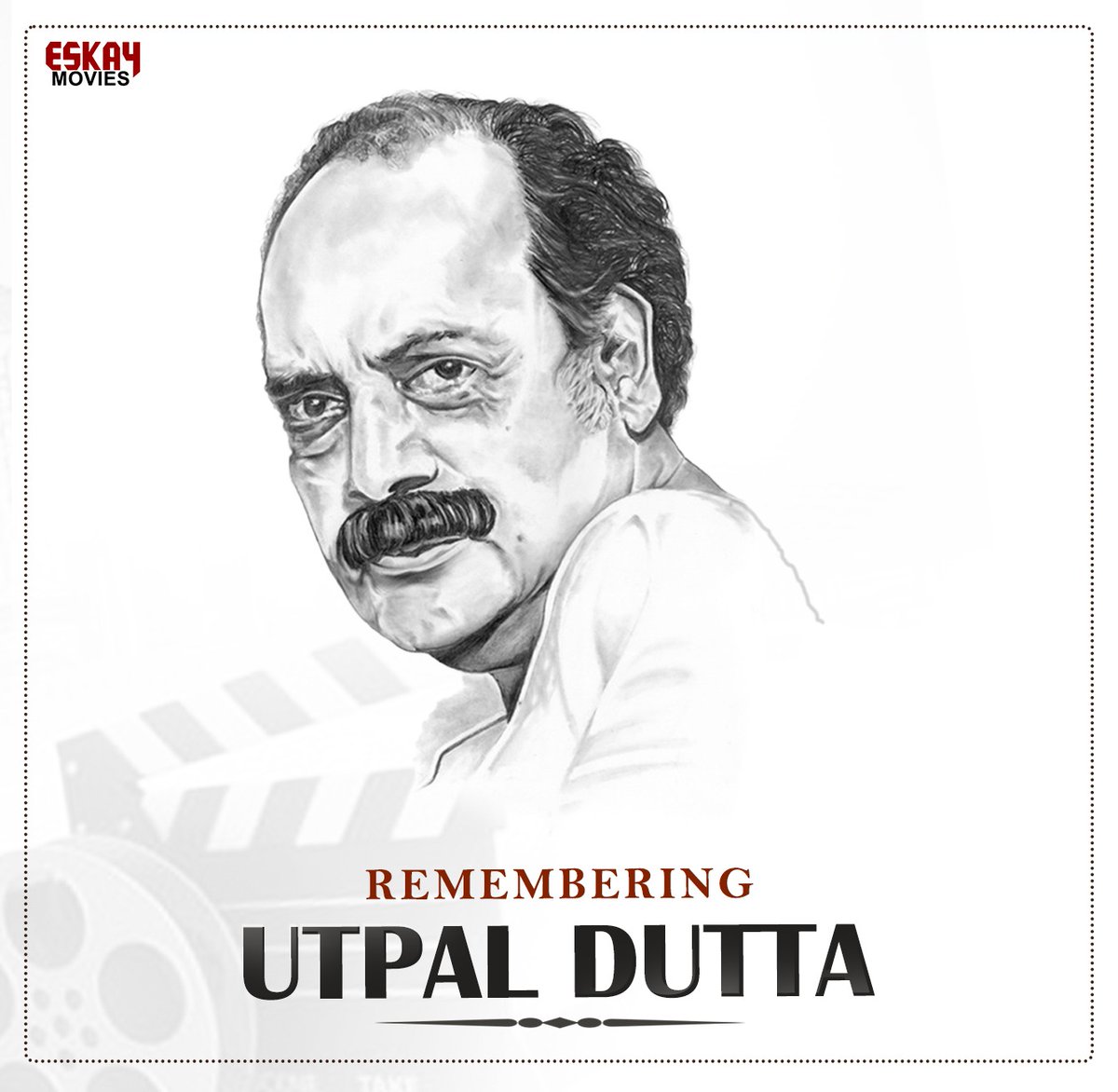 EskayMovies's tweet photo. Remembering the veteran actor #UtpalDutta on his birth anniversary. 💐 https://t.co/mDKtQmNvN4