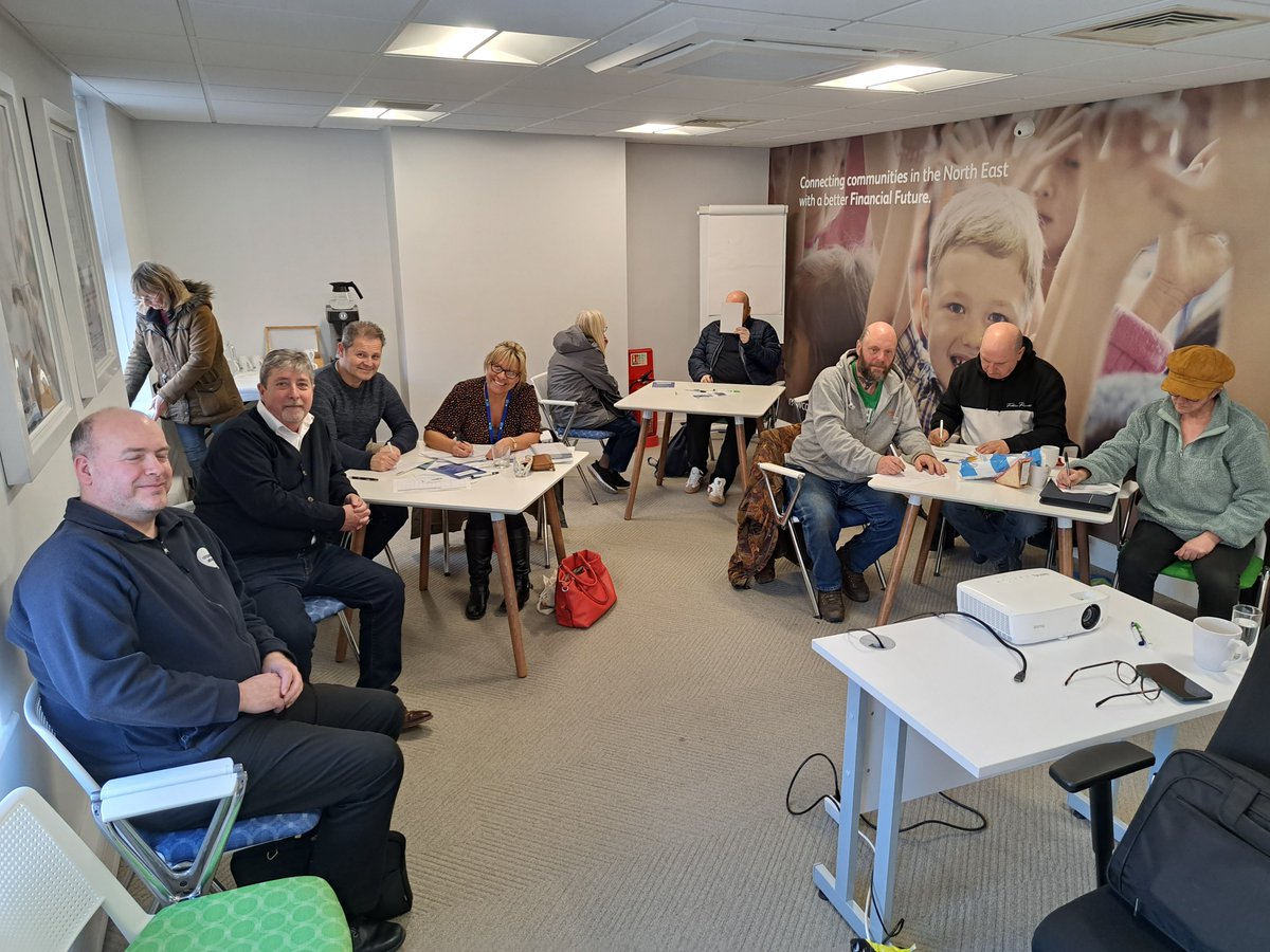 Yesterday's Retirement workshop at Newcastle Building Society - Ashington Branch was a great success. Here is the photo of our lovely tutor Melanie and the attendees. 
Don't miss out on Money Management next Tuesday, same time and place!
#multiply #communitylearning