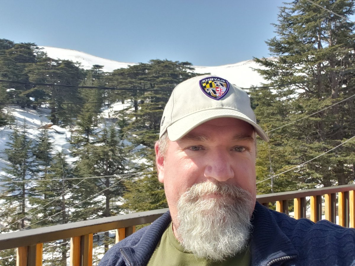 RavenWide's tweet image. Repping my @Ravens at the Cedars of God, Mount Lebanon 🇱🇧 
#RavensFlock
