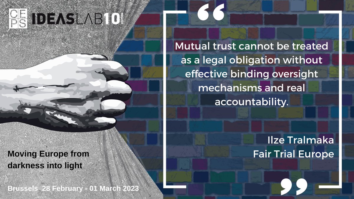 STREAM_EAW's tweet photo. Our thanks to Ilze Tralmaka, @fairtrials Europe, who brings a civil society perspective to our discussion, speaking about the role of civil society in upholding the rule of law, democracy and fundamental rights.

#cepslab23 https://t.co/a3sMlZHVg6