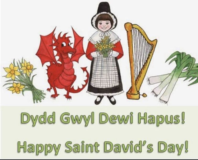 Happy 🏴󠁧󠁢󠁷󠁬󠁳󠁿 day everyone