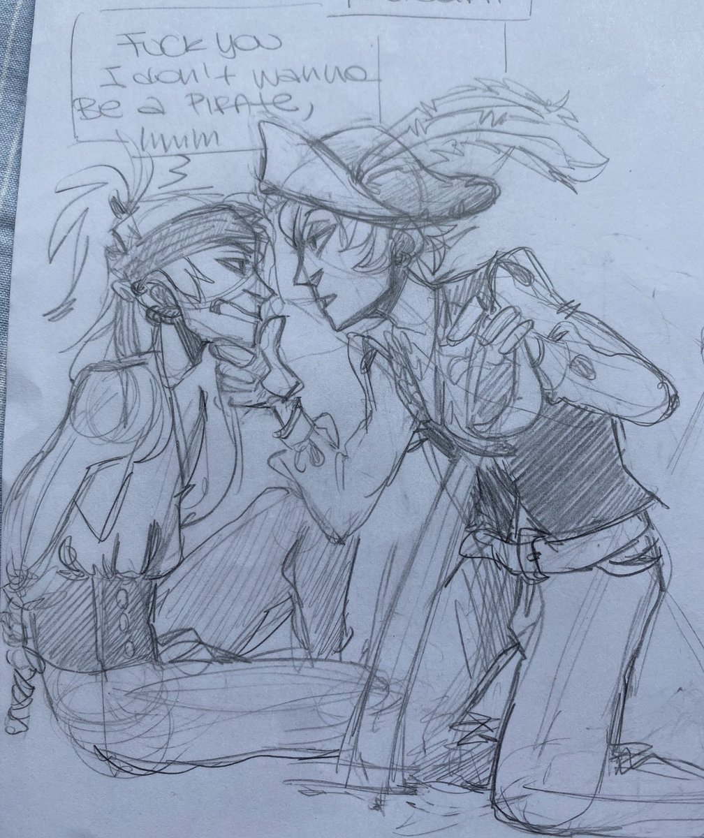 Aaron_Sasori's tweet photo. I’m late Ik🙄 I’ve done this like a month ago in reality cause I liked the pirates idea.
Sasori is the captain of the ship and instead of a parrot he has his scorpion Hiruko on his shoulder✋🏻
Deidara’s the shooter :)
#SasoDeiWeek2023 #sasodei https://t.co/F3yCKcg5zm