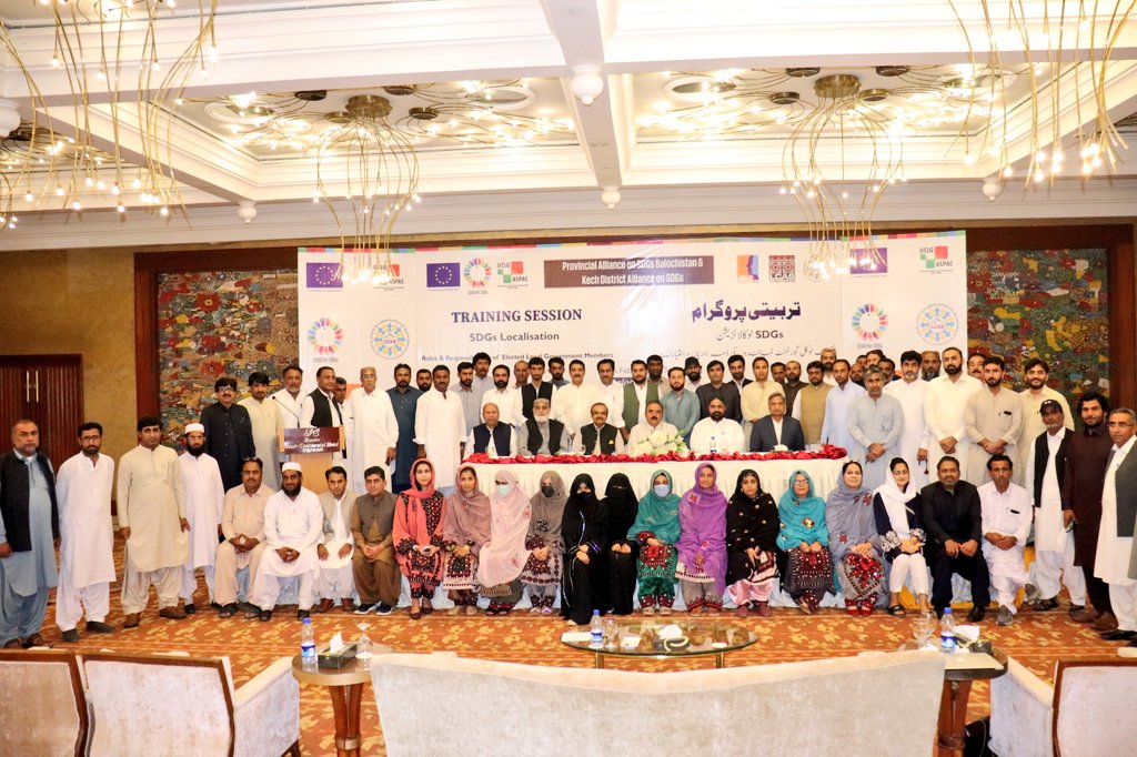 LEAD4SDGs's tweet photo. @LCABPAKISTAN1 organized a Training Program for newly elected LG members of Makran Division on #LocalisationofSDGs & their Responsibilities and Powers in accordance with Local Government Law of Balochistan.
#Lead4sdgs https://t.co/WB3Ic6ko1O