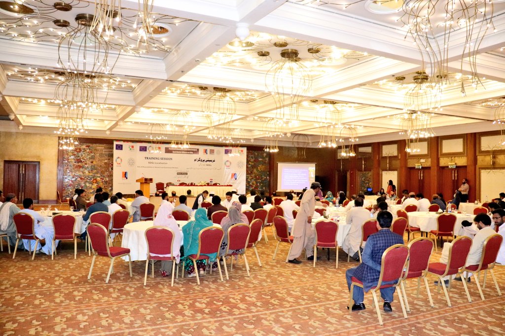 LEAD4SDGs's tweet photo. @LCABPAKISTAN1 organized a Training Program for newly elected LG members of Makran Division on #LocalisationofSDGs & their Responsibilities and Powers in accordance with Local Government Law of Balochistan.
#Lead4sdgs https://t.co/WB3Ic6ko1O