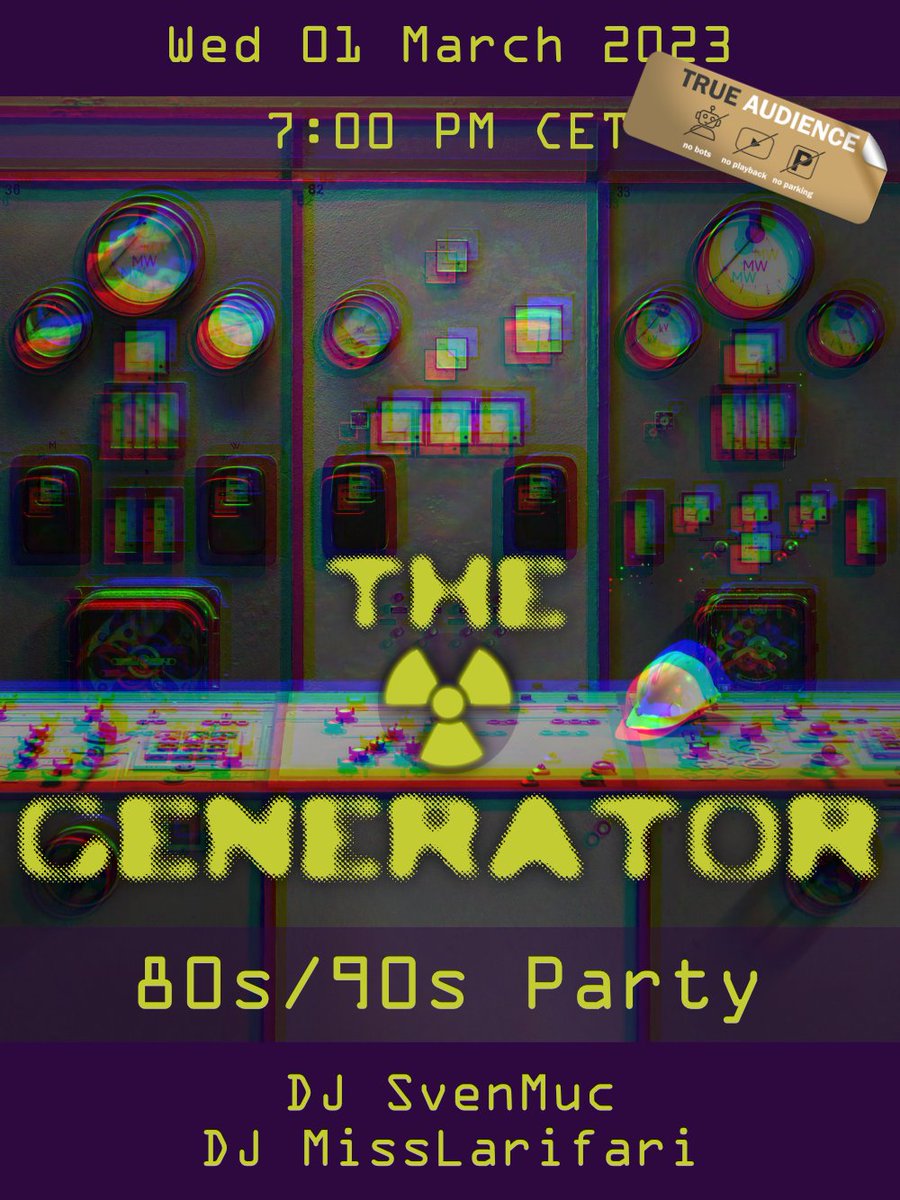 Boost your energy levels at The☢GENERATOR® in <a href="/3dxchat/">3DXChat</a> - tonight 7 pm CET 🎶