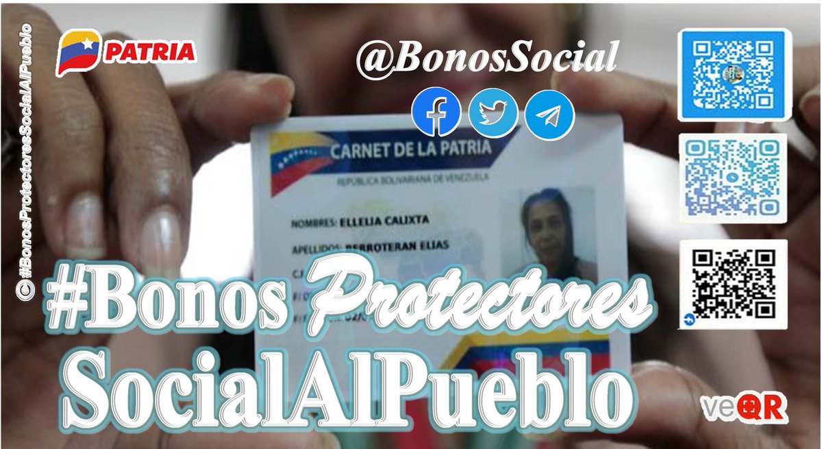 🚨 #ATENCIÓN: Apartir de hoy #1Mar de 2023 a través del Sistema @CarnetDLaPatria nuevo ajuste en los montos de los Programas Sociales: 📌 #HogaresDeLaPatria de 3 integrantes 108,00 Bs. 📌 Bono Dr. #JoséGregorioHernández 108,00 Bs. @BonosSocial #UniónFuerzaYCooperación