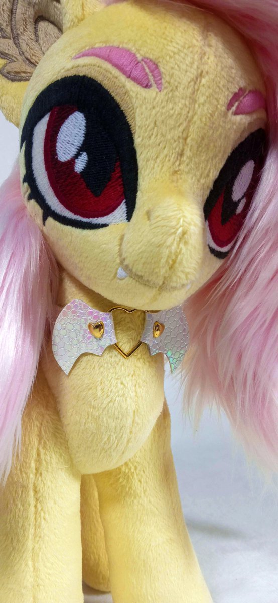 SALE!!! Flutterbat plush  10 inches 350$ Movable wings have a frame, has a removable choker and fluffy fur mane. Be careful  she bites, but very gently🦇#Flutterbat #Fluttershy #plush #MLP #mylittlepony #pony #plushie #Friendship #Equestria #Magic #toys