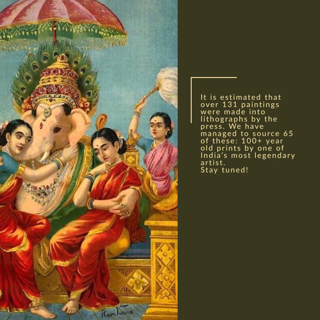 How do you think prints with varied colors were being done in the early 19th century?! 

Introducing the ancient art of #printmaking and the #Indian #artist who revolutionised it. 

We have some exciting news for you this week. Stay tuned! 

#lithographs #rajaravivarma #ravivarma