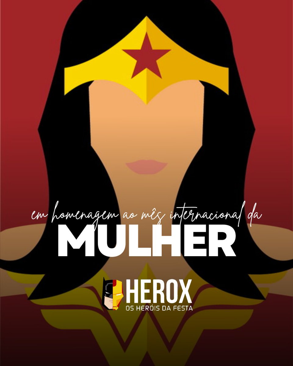 HEROX_com_br's tweet photo. O mês internacional da mulher começa hoje, e junto com ele uma das mais poderosas mulheres do nosso casting é a Mulher Maravilha, por isso iniciamos este período com uma super homenagem a todas as mulheres do mundo que tornam a vida mais bonita e completa de todos ao seu redor. https://t.co/hhHcCnucp4