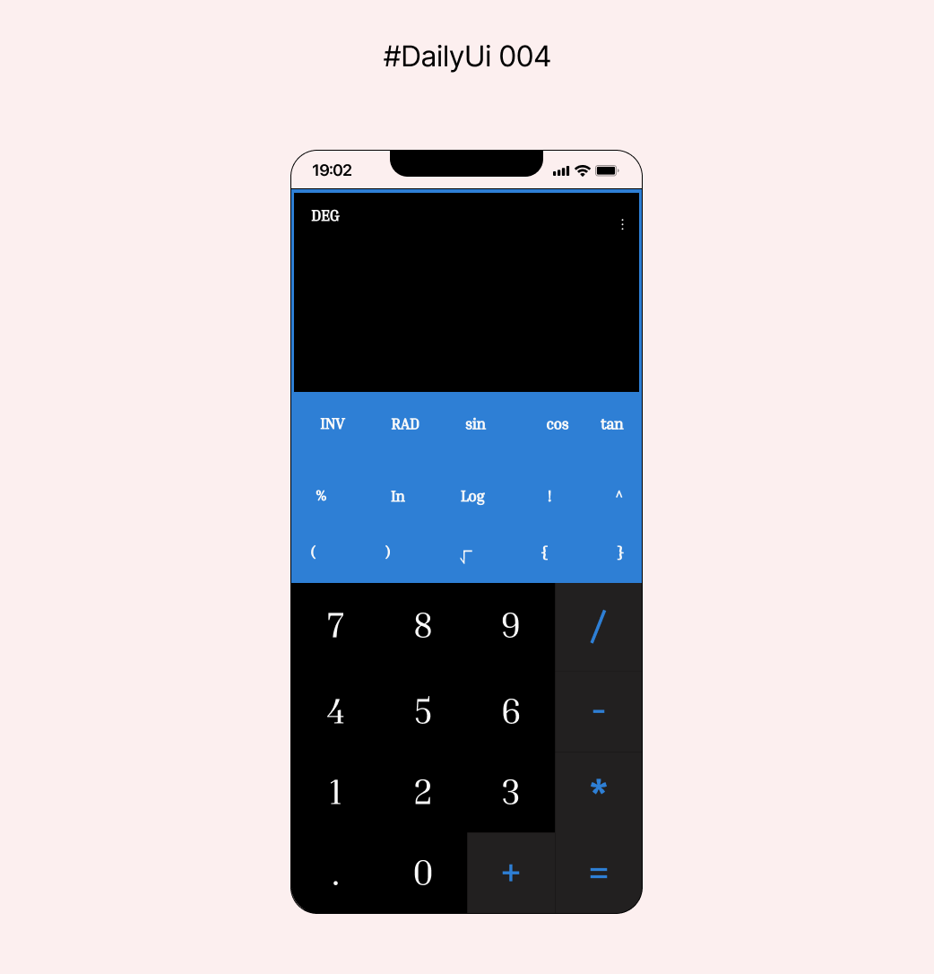 Emmanuel0393's tweet photo. #DailyUI 004

Day 4
Challenge: Design a calculator. 

#ui #ux #uidesign #uxdesign #uxresearch #uxresearcher #uxuidesign #uiuxdesign #uidesigns #uxdesigns #uidesigner #uxdesigner #uxdesigners  #dailyuichallenge https://t.co/02mVYZwBcz