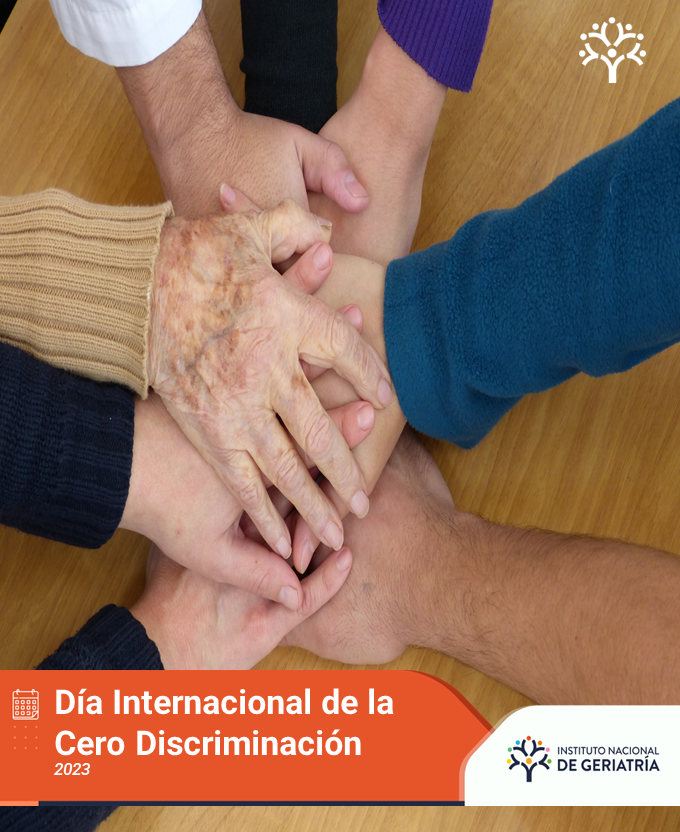 Hoy 1° de marzo es el Día internacional de la Cero Discriminación, que fue proclamado por la Asamblea General de las Naciones Unidas desde 2013. En <a href="/ingerchile/">Instituto Nacional de Geriatría</a> defendemos el respeto y trato digno hacia nuestras personas mayores.