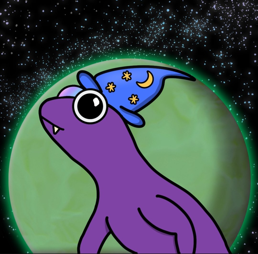 Finally got myself an <a href="/ethlizards/">Ethlizards</a> 🦎💚 One of the best communities out there, been eyeing them for a while now. Thank you @TheRuNick for the explanations and also to <a href="/H29114259/">Haitch.patron</a> whom talked him through the project. Very excited and absolutely love the magic hat!!!🔥🔥🔥
