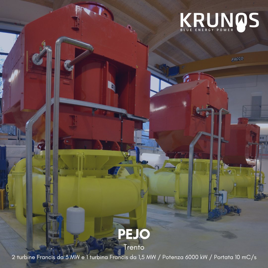 Krunos5's tweet photo. 💧 Krunos ha lavorato alla realizzazione della centrale #idroelettrica sulla rete #acquedottistica di Ossana, a Trento.

🔍 La centrale, alimentata dalle acque del torrente Noce, è composta da 3 #turbine Francis.

💨 La potenza installata è di 6000 kW.

https://t.co/P7xtWHACrL https://t.co/y1N8OM5lzB