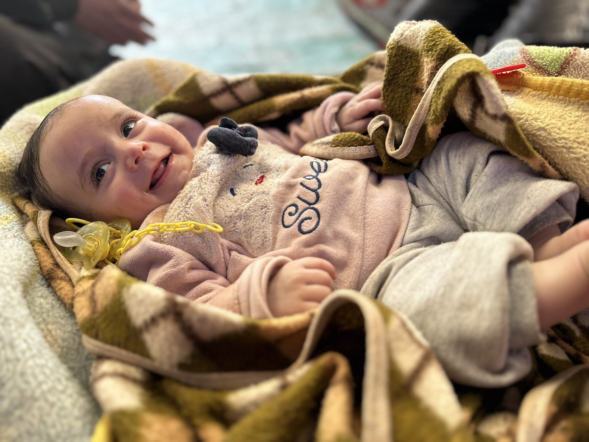 izeidan88's tweet photo. This little angel was saved by her mother during the earthquake in NW Syria, but tragically lost her along with two sisters under the rubble. I am currently filming their story, a tribute to a brave mother's love and sacrifice. #earthquake #motherlove #documentary https://t.co/1k9GcYH8bR