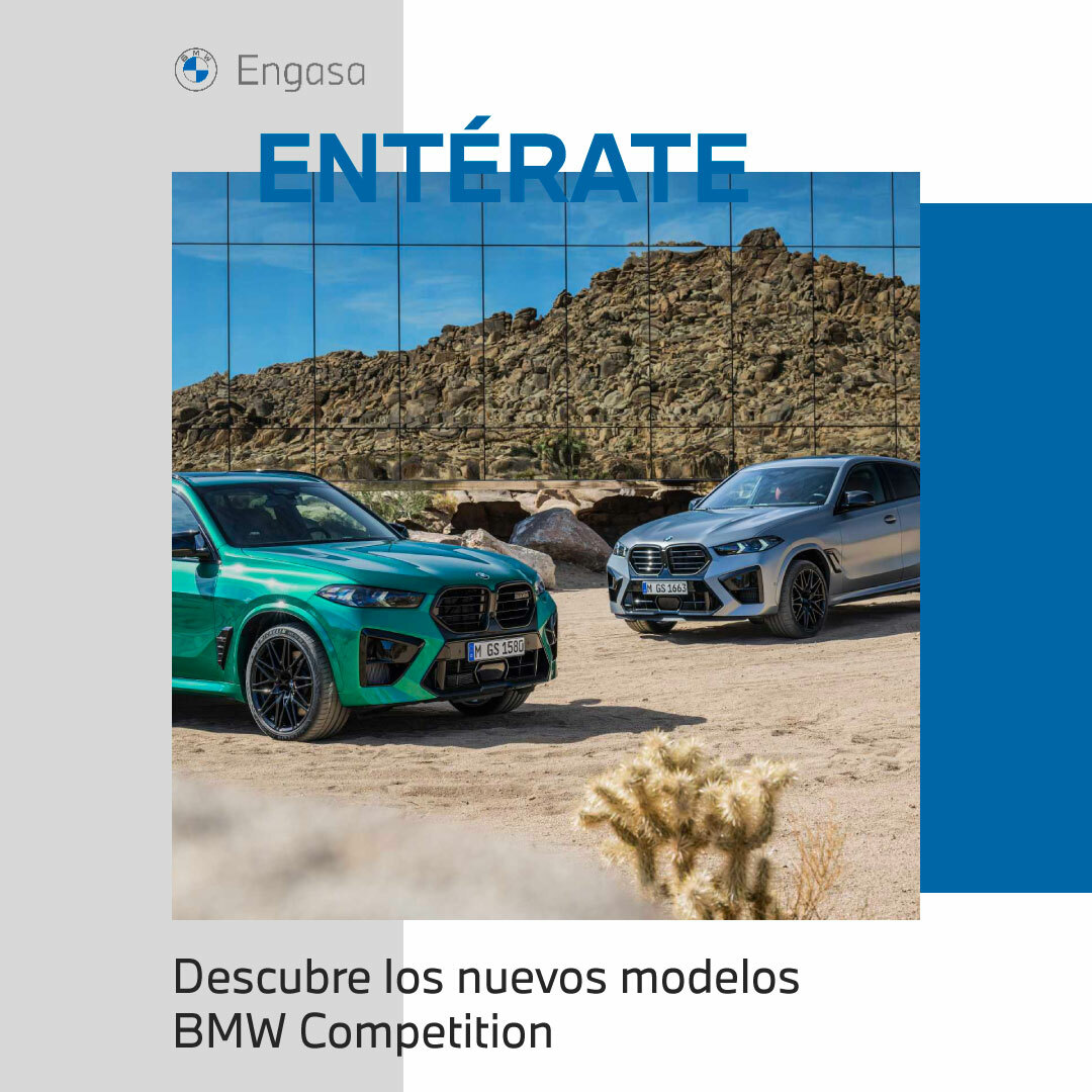 ¿Todavía no los conoces? Los nuevos #BMWX5MCompetition y #BMWX6MCompetition han venido para quedarse 😉

Este 2023 podrás disfrutar de la pura tecnología de 48V de BMW, que mejora la experiencia de conducción 🔋

¿Estás interesado? ¡Pídenos información!
👉engasa.es