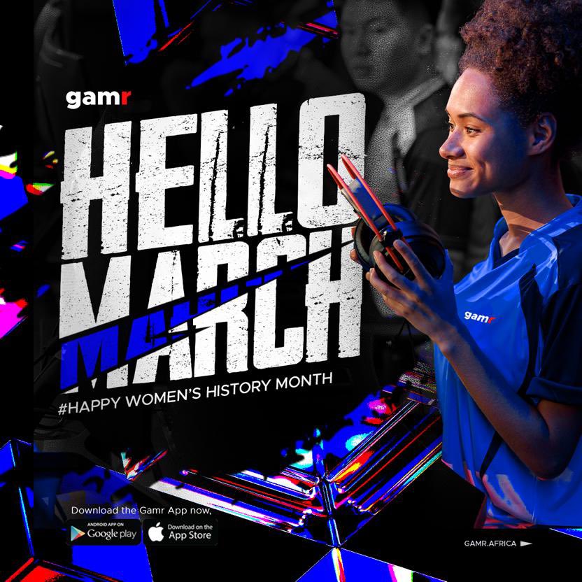 GamrHQ_'s tweet photo. Welcome to March Gamrs 🤩🤩
And it’s also Women's History Month 😌💪
Tag a gamr you'd like to welcome to the new month in the comments. ❤️
#gamr #gamrafrica #march #newmonth #womenshistorymonth #gaming #gamingcommunity #gaminglife #gamrapp https://t.co/qVh7X6RDe2