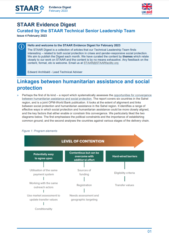 STAAR_Facility's tweet photo. ⭐️@STAAR_Facility Evidence Digest Issue 4 is out now and available to read on @SP_Gateway. This month's emerging themes include #disasterriskfinancing, #systemsthinking, #GESI, #shockresponse and #crisiscontexts. 
📚Read the Digest here: https://t.co/5ZUu35G1Yx https://t.co/yfnOKiATcR
