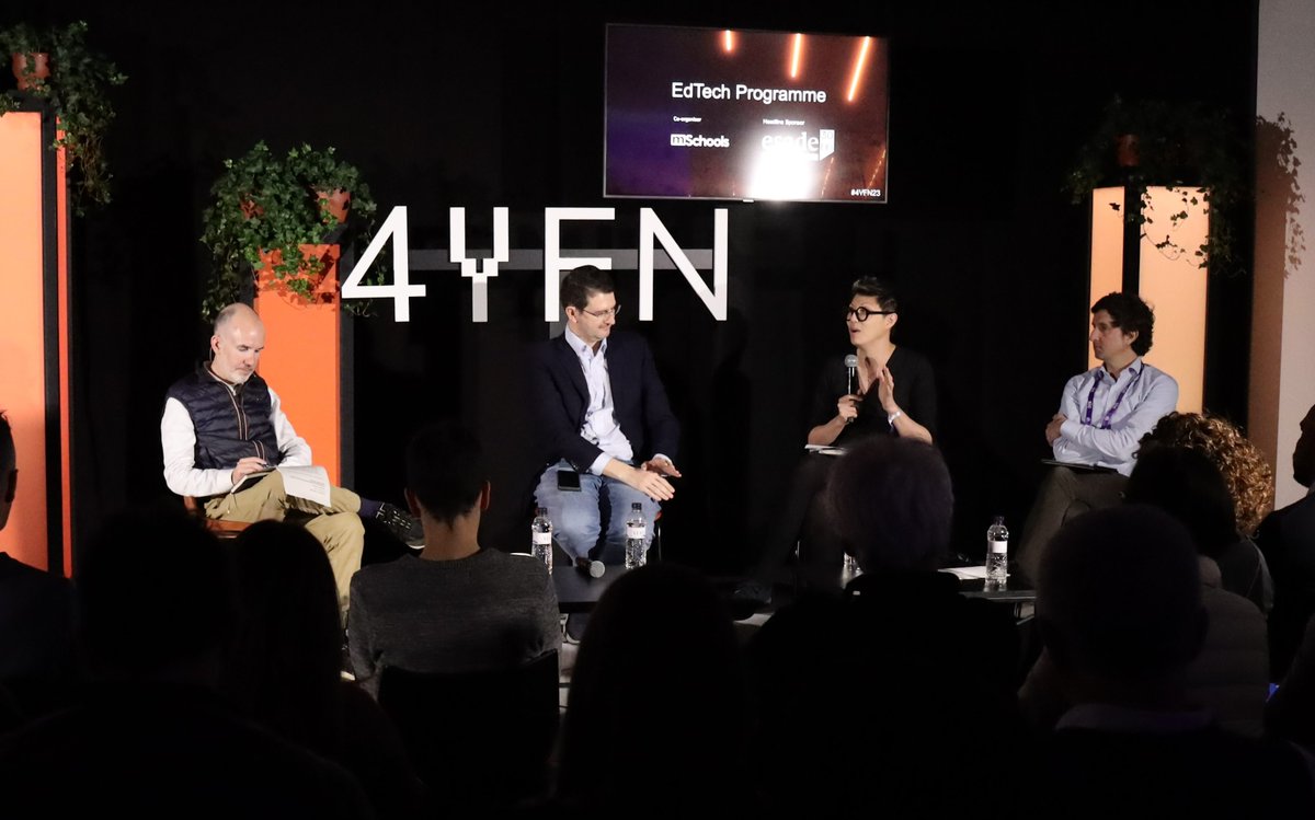 Esade (@esade) on Twitter photo 💡What will the future of education be? We are discussing it w/ <a href="/ivanbofarull/">Ivan Bofarull</a>, Chief Innovation Officer at Esade, <a href="/CeciliaMTham/">Cecilia M Tham</a>, serial entrepreneur & founder of <a href="/FuturitySystems/">Futurity systems</a>, <a href="/peppeauricchio/">Giuseppe Auricchio</a>, DG of PROEDUCA and @JorgeJuan, Venture Partner at <a href="/ninacapital/">nina.capital</a>.
#Esadex4YFN 💡What will the future of education be? We are discussing it w/ <a href="/ivanbofarull/">Ivan Bofarull</a>, Chief Innovation Officer at Esade, <a href="/CeciliaMTham/">Cecilia M Tham</a>, serial entrepreneur & founder of <a href="/FuturitySystems/">Futurity systems</a>, <a href="/peppeauricchio/">Giuseppe Auricchio</a>, DG of PROEDUCA and @JorgeJuan, Venture Partner at <a href="/ninacapital/">nina.capital</a>.
#Esadex4YFN
