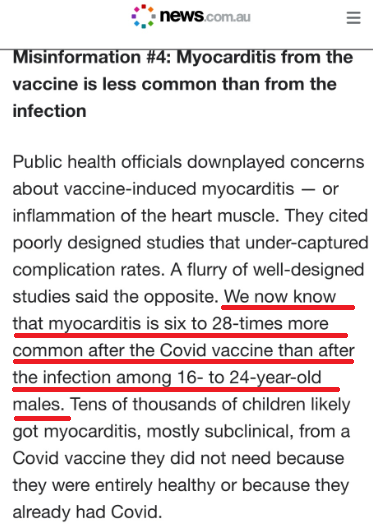 _aussie17's tweet photo. WOAH!
https://t.co/kYqzXwGKMJ just went full retard antivax conspiracy!!
How dare they!
 
"We now know that myocarditis is six to 28-times MORE COMMON after the COVID VACCINE than after INFECTION among 16 to 24 year old" 

I can hear exploding heads!! 

https://t.co/XRLAoev5aJ https://t.co/ctYRf6Odmd