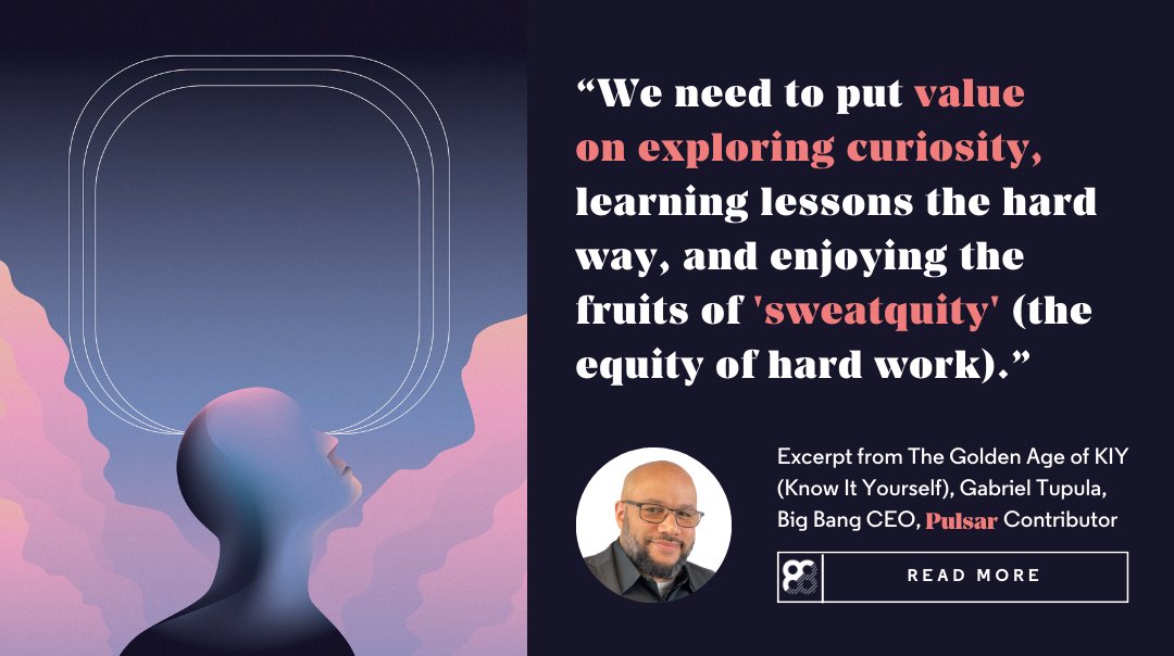 Read our CEO Gabriel Tupula's thoughts on how learning by doing with hands-on experience is valuable and can benefit your business more than traditional learning methods. bit.ly/3YJLtdq

Grab your e-copy now ➡️ bit.ly/3DXwWTF

#Pulsar #Magazine #BigBang360