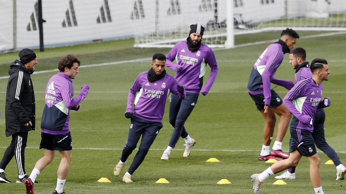 Image: Rodrygo in training today.