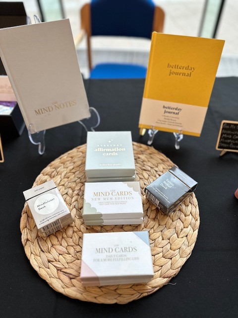20GreshamSt's tweet photo. Today @20GreshamSt we welcomed @EMSWellbeingstore offering a curated range of high quality &amp; award winning self care and wellbeing products that help destress, relax and feel good. 

🧘🧘🧘 https://t.co/85SiW71o5F