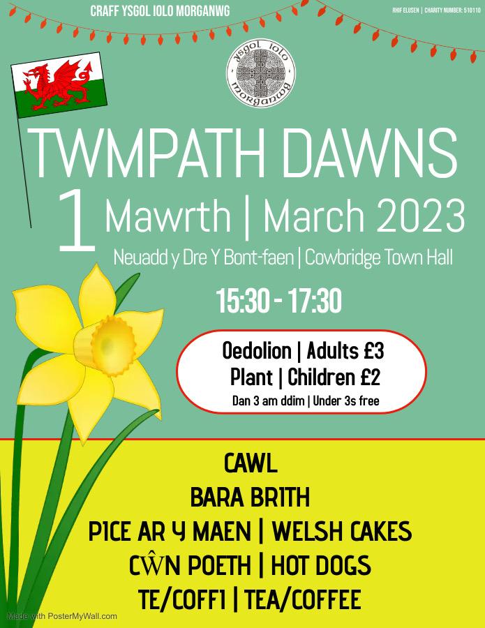Cofiwch am ein Twmpath heddiw / Don't forget about the Twmpath <a href="/ysgoliolo/">Ysgol Iolo Morganwg</a>