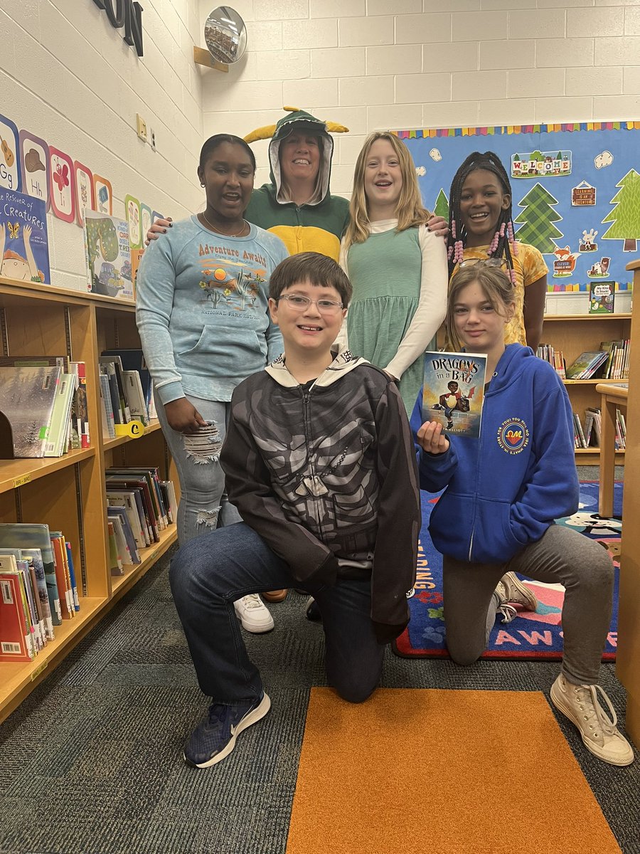 PES_Mustangs's tweet photo. We are so excited to kick off One School One Book and Reading Month this morning! We can’t wait to read Dragons in a Bag! 🐉 #oneschoolonebook #pembrokepride @krsimp22 @Mrs_StephLopez @amwetmore https://t.co/WWuqcC3zbk