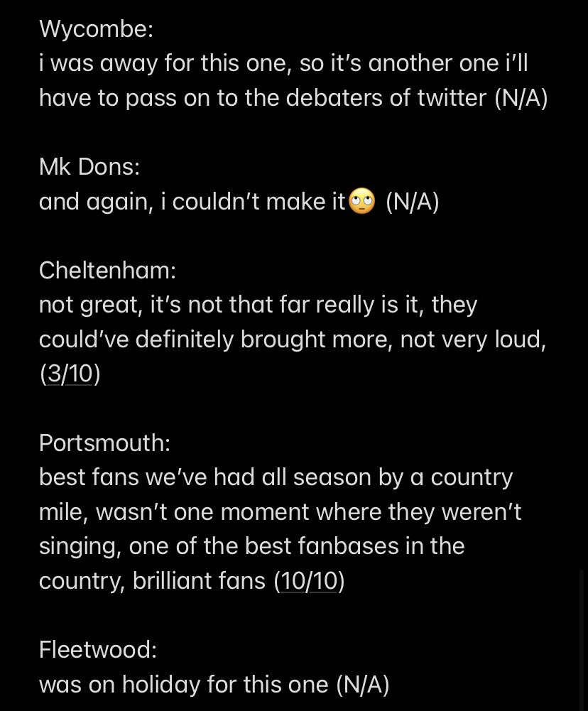 utba on Twitter "ranking away fans at hp this season, risky business😬