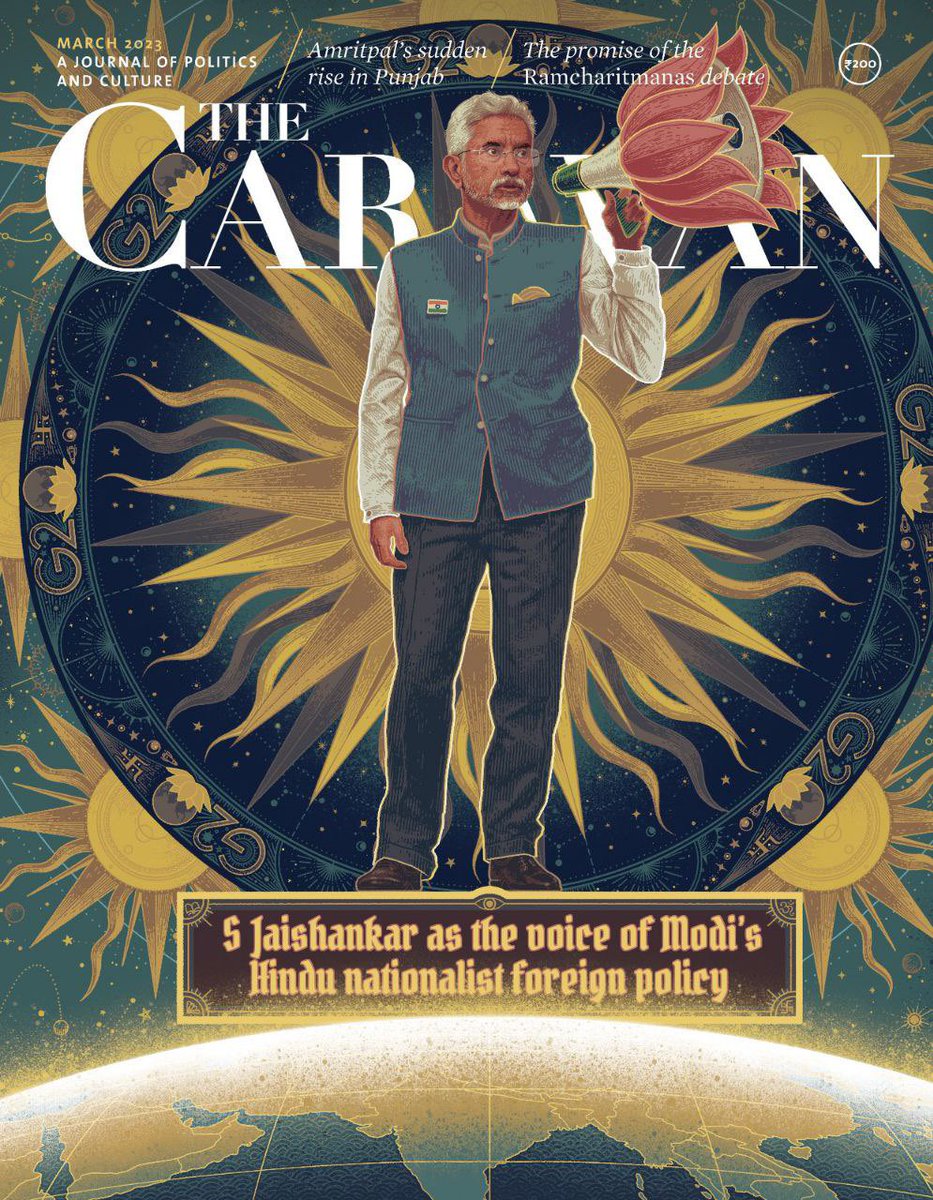 shambhav15's tweet photo. I know they’re trying to attack him but they ended up making a fantastic propaganda poster. Cheers, Caravan https://t.co/5Ng74urg8y