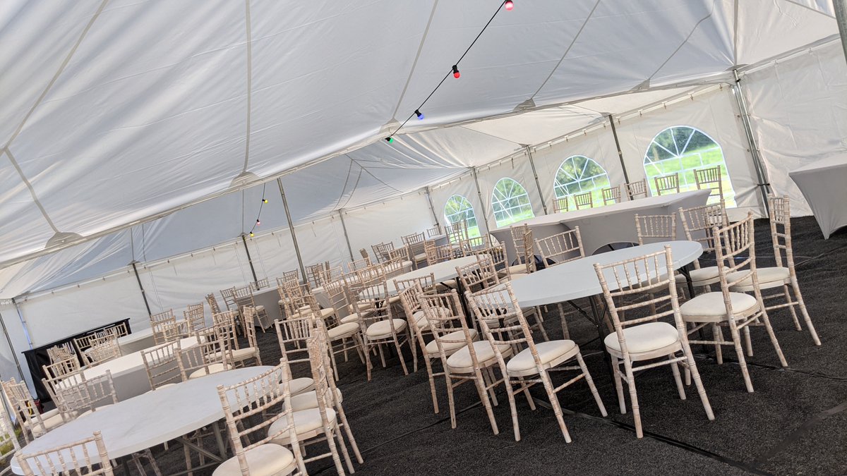 Our 9m x 18m Traditional #marquee out on hire for a beautiful #wedding in #muchhadham

#weddingday #marqueehire #party #essex #summer