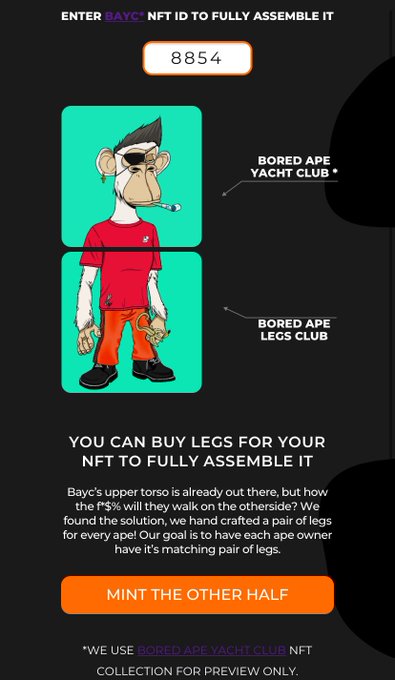 BoredApeLegs's tweet photo. you don't need a rob a ship to find what you really need

just mint the other half and be happy

https://t.co/J98dUYI8sB

#NFT #freemintNFT #NFTs 
 #bored #BoredApeYC #BoredBitsYachtClub  #YugaLabs #FreeNFT #FreeMints #FreeMintLive https://t.co/xQNZa6hySS
