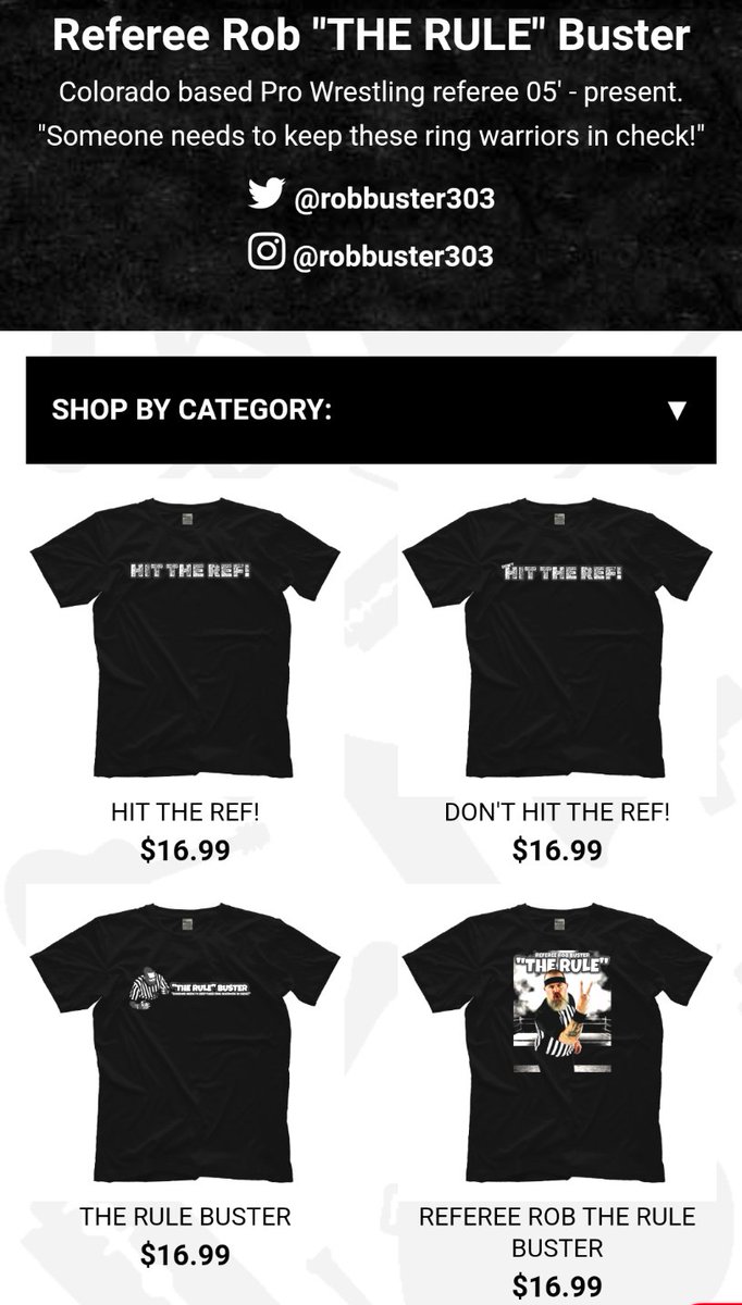 RobBuster303's tweet photo. Starting at 11AM Mountain time we have a March sale going today through the 6th! 
20% with code MADNESS23 and all tees in my shop are marked at $16.99
https://t.co/iqQuwEm0xH 🖤🦓🤍
#THERULEBUSTER #someoneneedstokeeptheseringwarriorsincheck #HITTHEREF #DONTHITTHEREF https://t.co/tKdc1TmANp