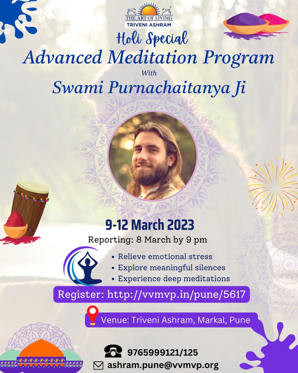 Art of Living, Triveni Ashram Pune tweet media