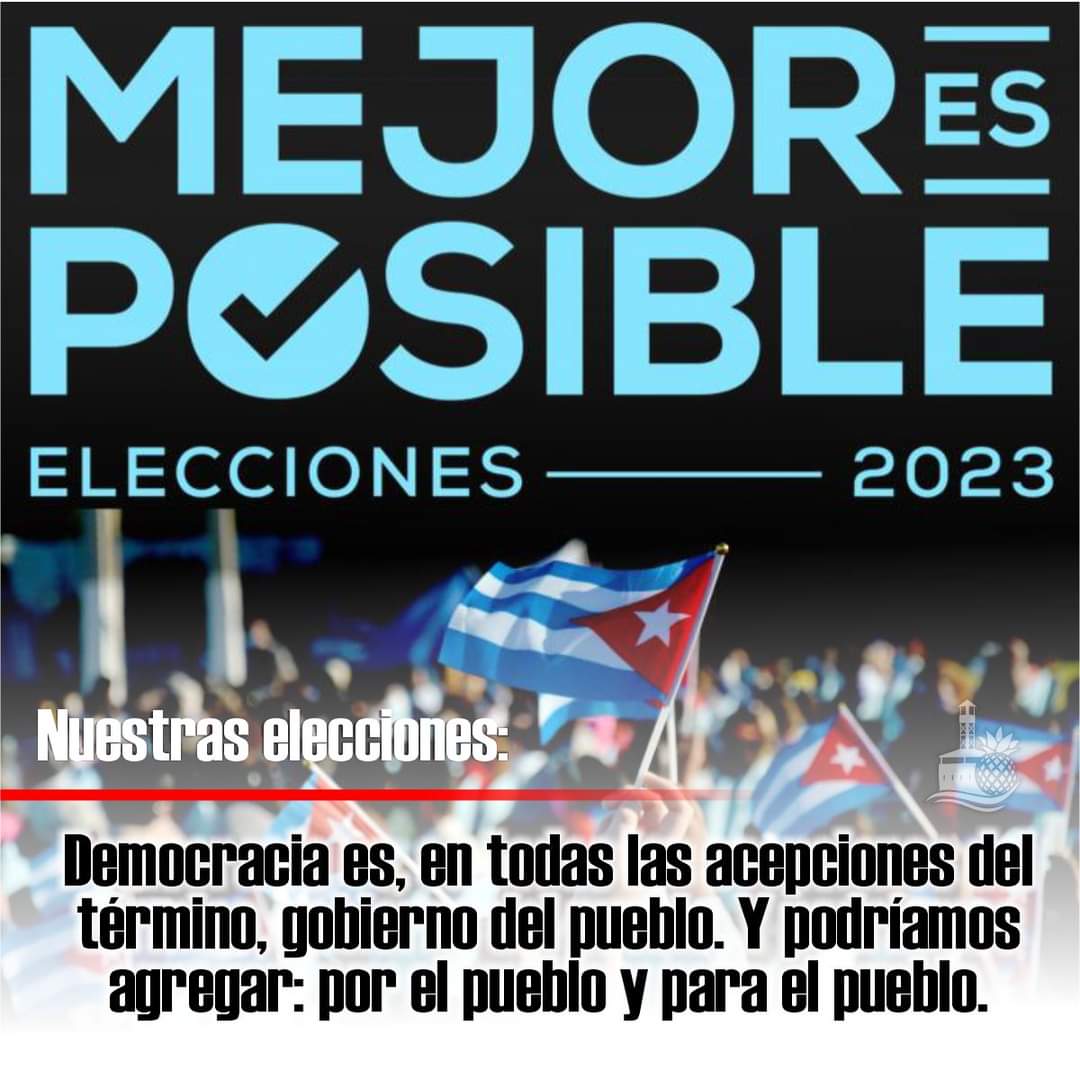 #MejorEsPosible_ 
#JuntarYVencer 
#CubaPorLaVida 
#FidelPorSiempre 🇨🇺❤️