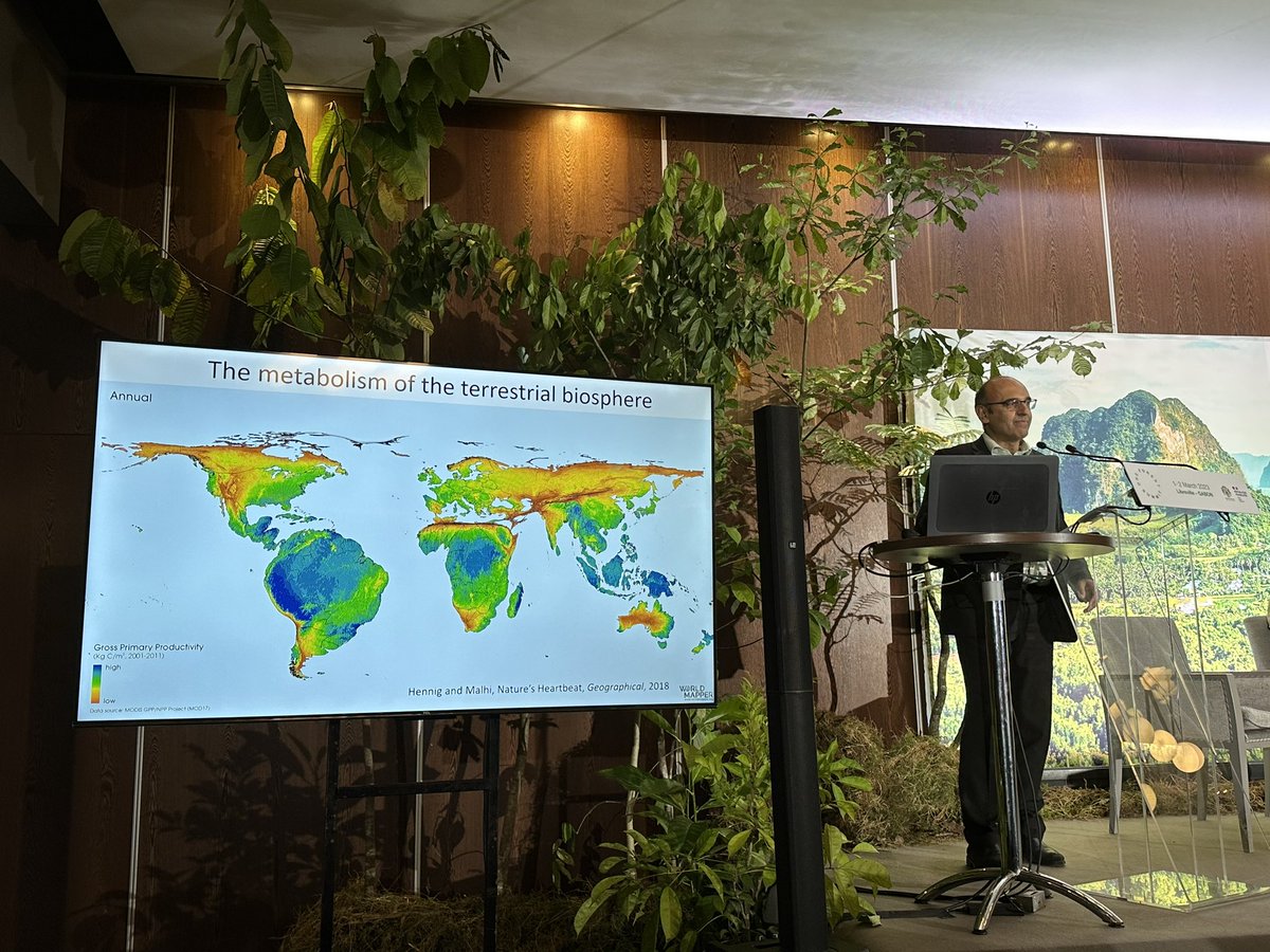 Biologically we live on a tropics-dominated planet. What happens in the tropics affects all life on Earth. Presenting at the #OneForestSummit in Libreville the morning