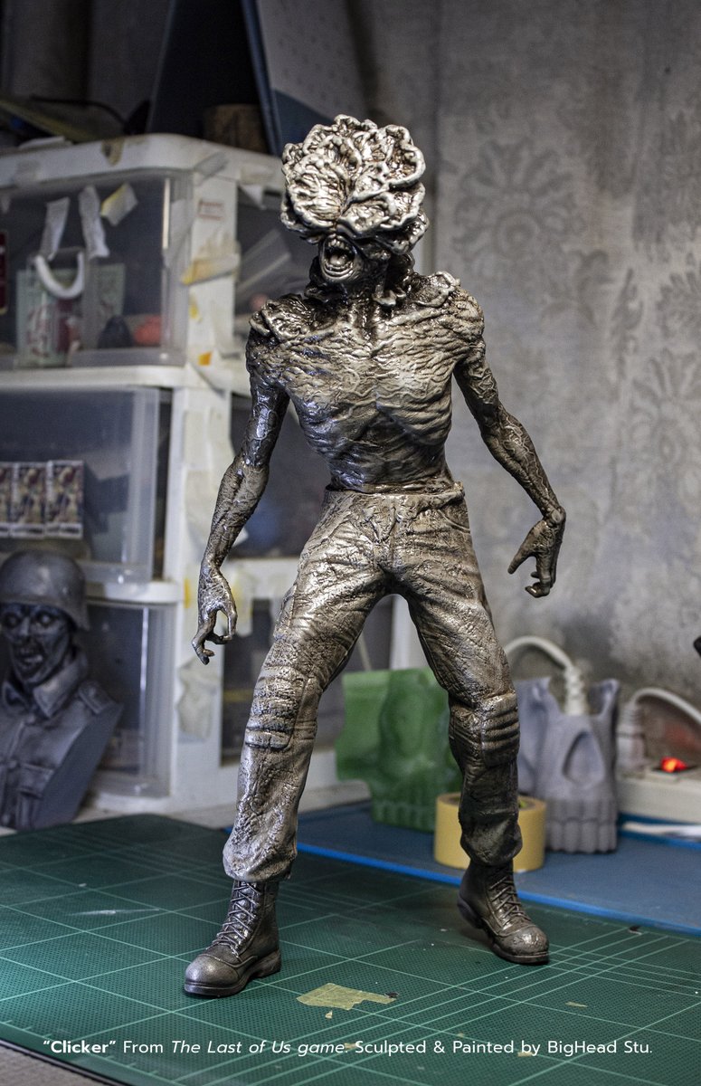 Bighead_Studio's tweet image. My new work 🍄
 #clickers  #thelastofus #hbomax #fanart #custom #painting #creaturesculpture #creature #bigheadstudio