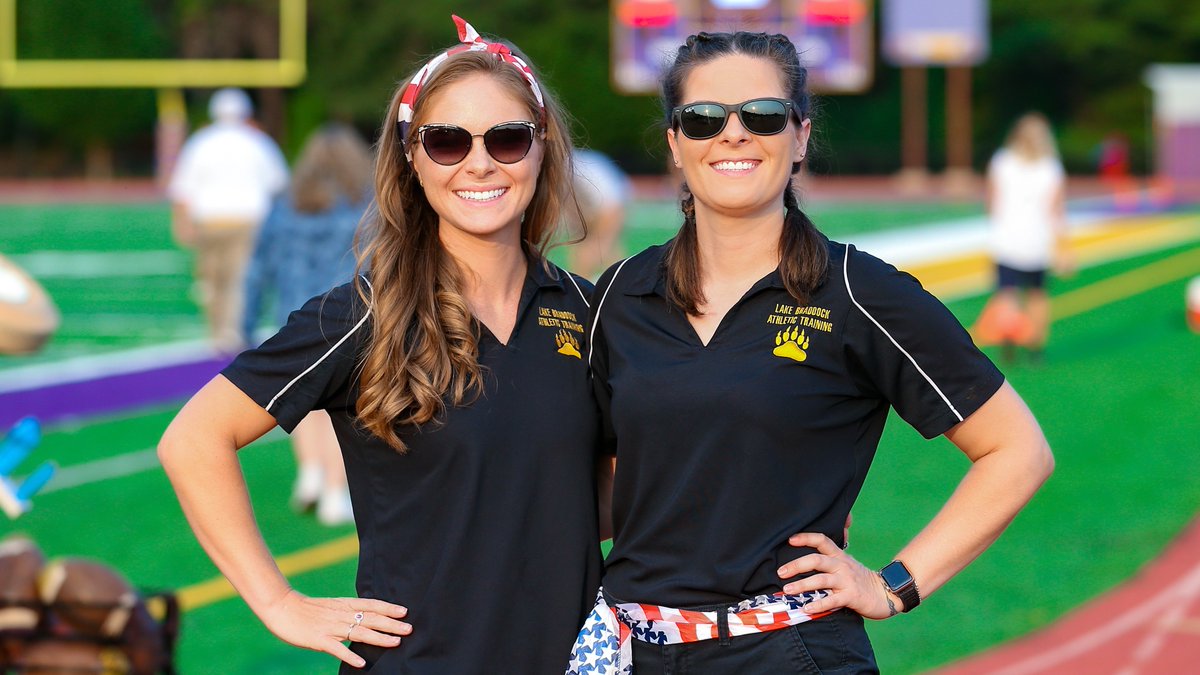 FCPSLBSS's tweet photo. March is National Athletic Training Month, a time to recognize the important role Certified Athletic Trainers play in keeping our students safe. Meet our awesome ATs, Kristyn Wharton and Brittany Arndt, on our website feature: https://t.co/ozsnPvvwmd
 #BruinNation @fcpsnews https://t.co/crJoGfFKJq