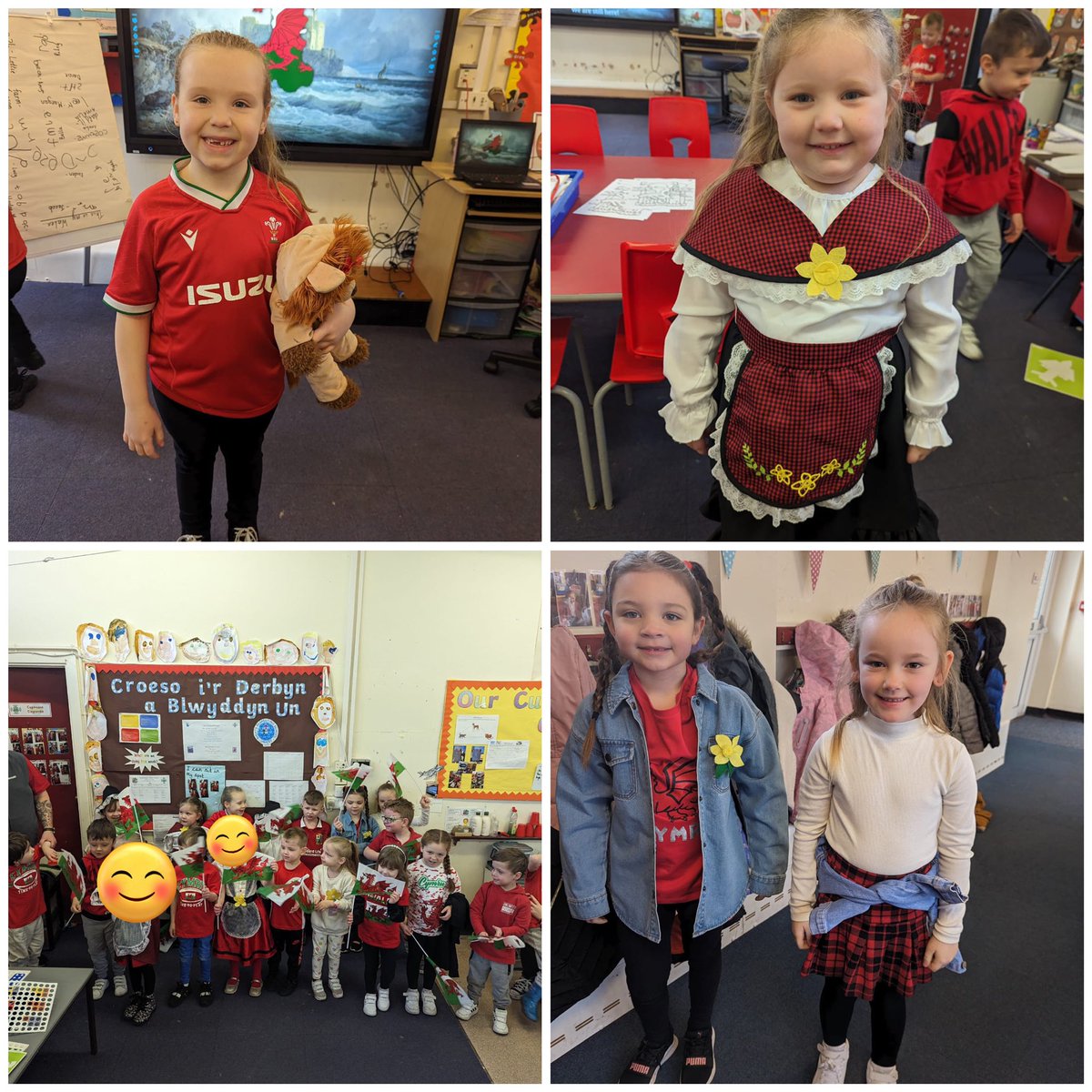 Dydd Gwyl Dewi Hapus 🌼 🏴󠁧󠁢󠁷󠁬󠁳󠁿 #CroeserwReception/Y1