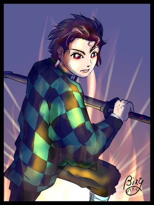 炭治郎さん。 #鬼滅の刃イラスト #鬼滅の刃 